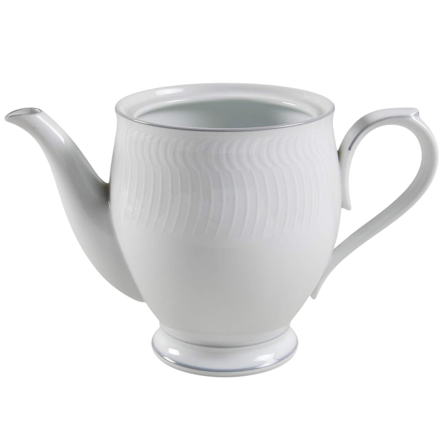 Whiteview Teapot No Lid by Noritake-1