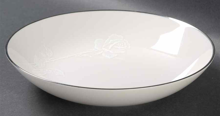 White Knight Coupe Soup Bowl by Noritake-1