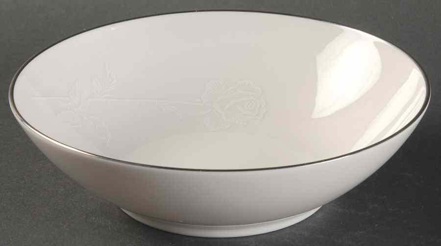 White Knight Coupe Cereal Bowl by Noritake-1