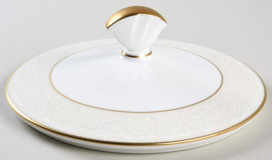 White Palace Lid for Round Vegetable by Noritake-1