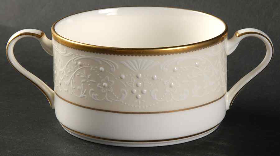 White Palace Flat Cream Soup Bowl by Noritake-1