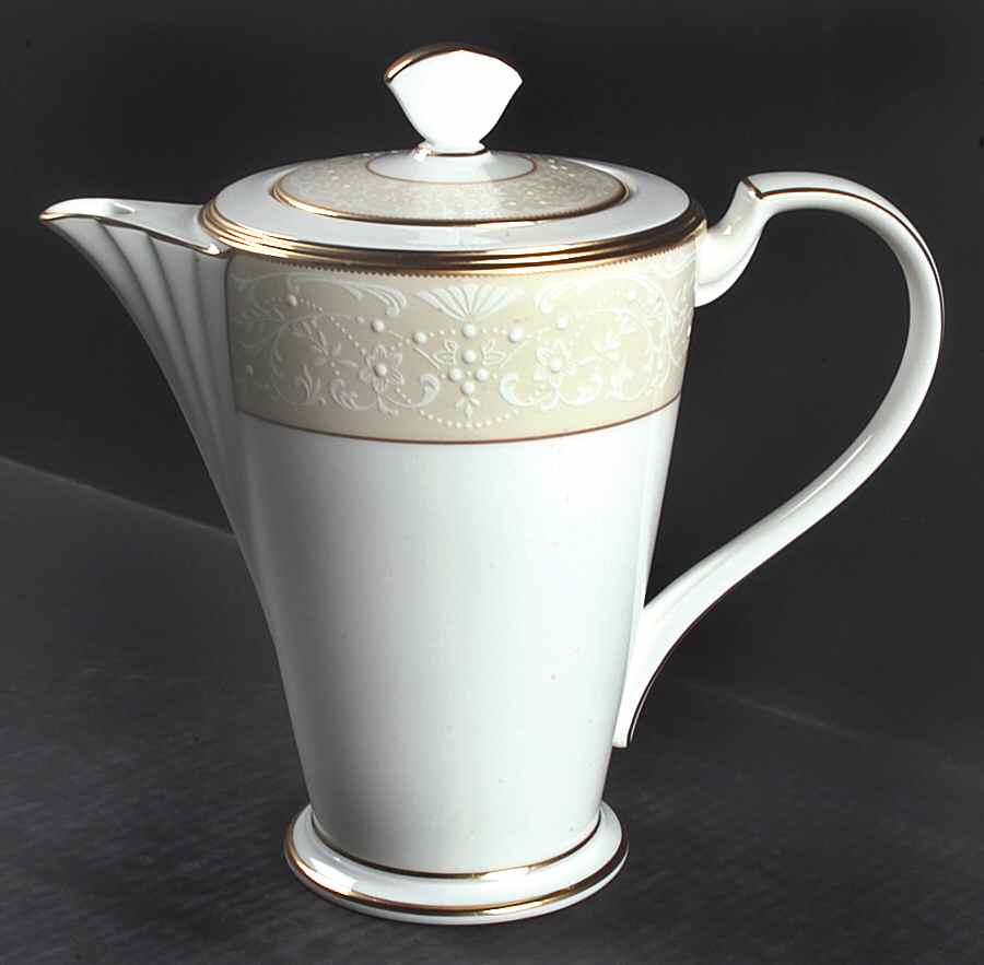 White Palace Coffee Pot & Lid by Noritake-1