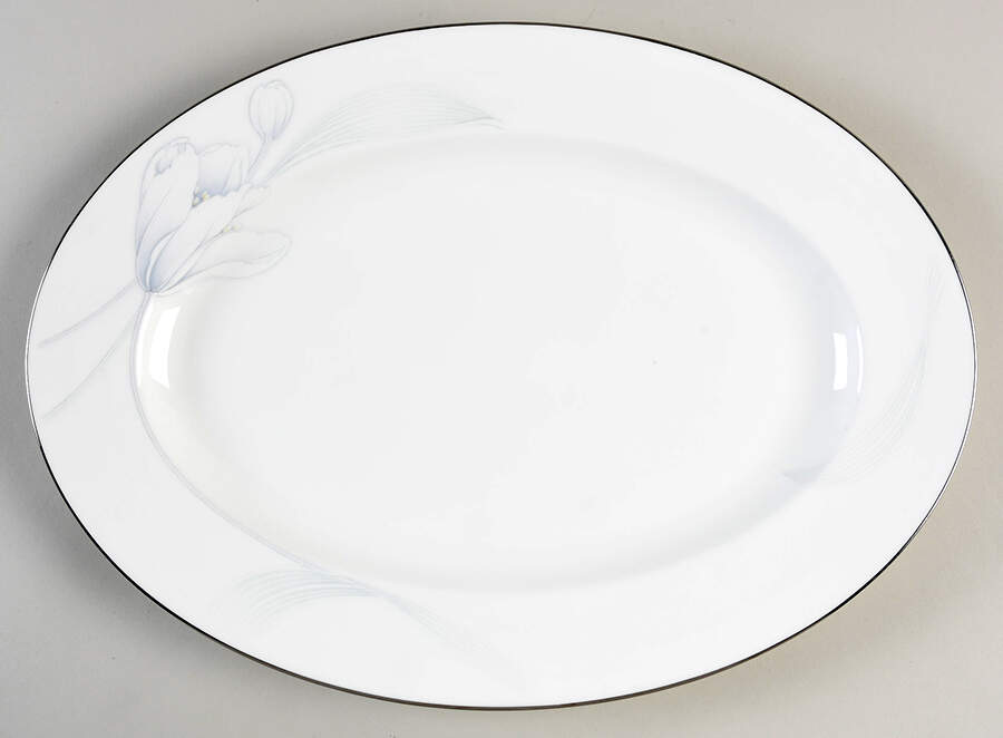 Wind Blossom 14" Oval Serving Platter by Noritake-1