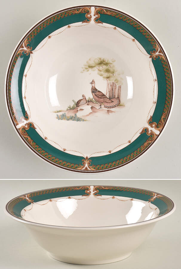 Wicklow Green 9" Round Vegetable Bowl by Noritake-1