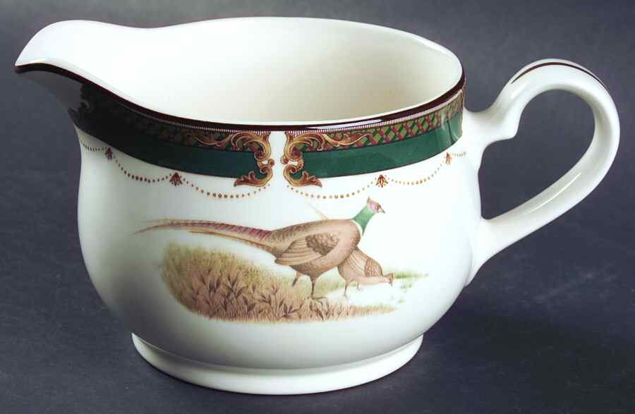 Wicklow Green Gravy Boat by Noritake-1