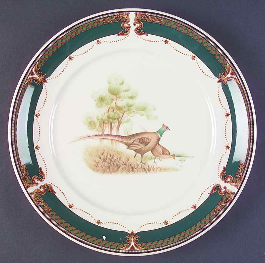 Wicklow Green 12" Chop Plate (Round Platter) by Noritake-1