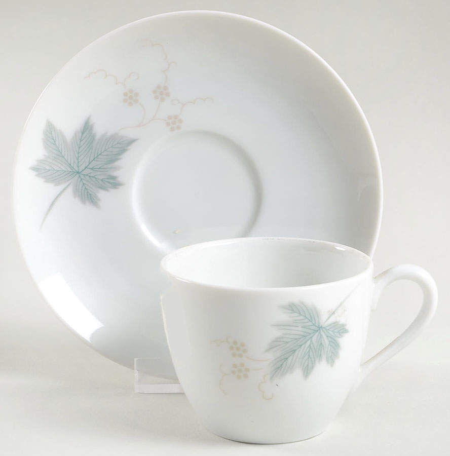 Wild Ivy Flat Demitasse Cup & Saucer Set by Noritake-1