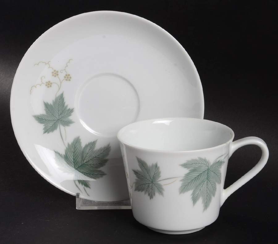 Wild Ivy Flat Cup & Saucer Set by Noritake-1