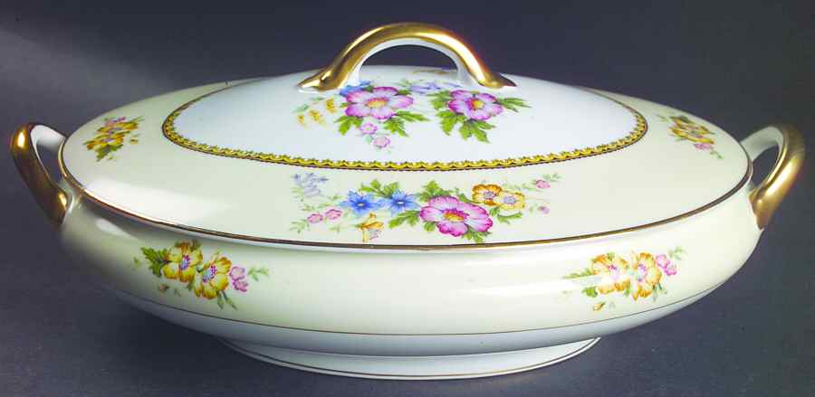 Wildfleur Oval Covered Vegetable by Noritake-1