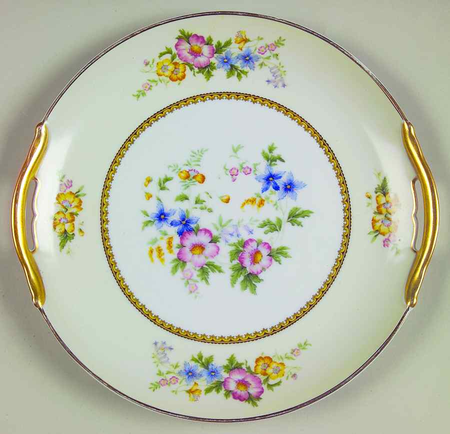 Wildfleur Handled Cake Plate by Noritake-1