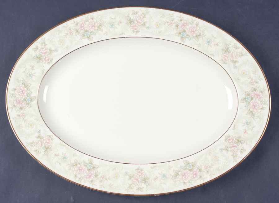 Willowbrook 14" Oval Serving Platter by Noritake-1
