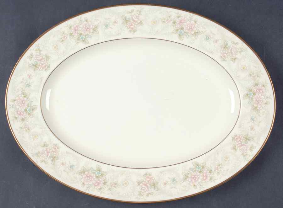 Willowbrook 12" Oval Serving Platter by Noritake-1