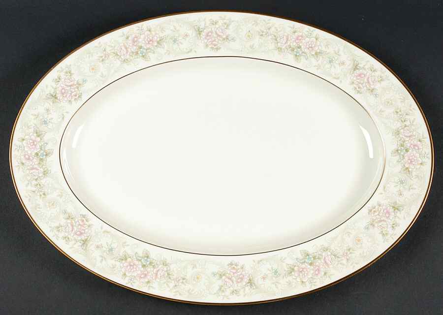 Willowbrook 16" Oval Serving Platter by Noritake-1