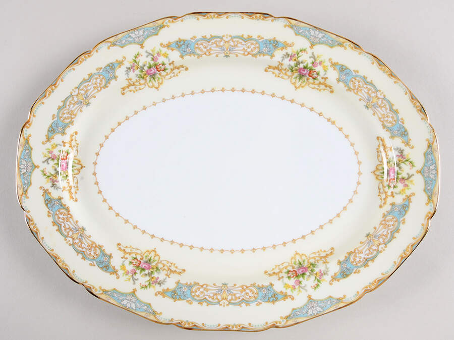 Wimpole 13" Oval Serving Platter by Noritake-1