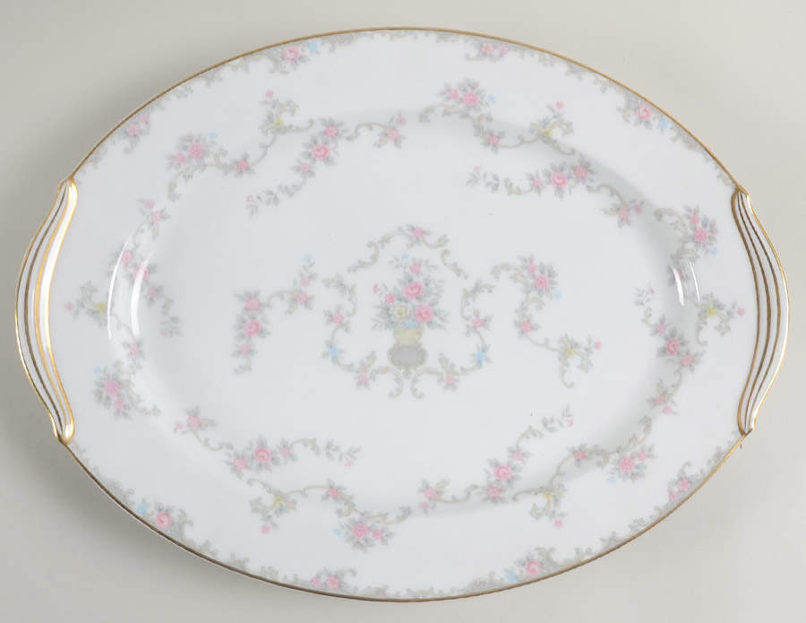 Windsor 13" Oval Serving Platter by Noritake-1