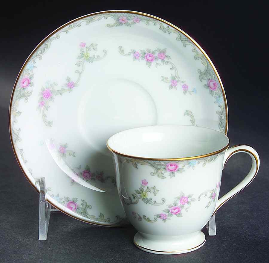 Windsor Footed Demitasse Cup & Saucer Set by Noritake-1