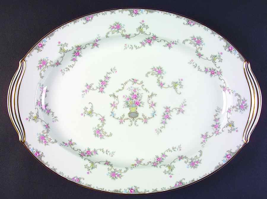 Windsor 16" Oval Serving Platter by Noritake-1