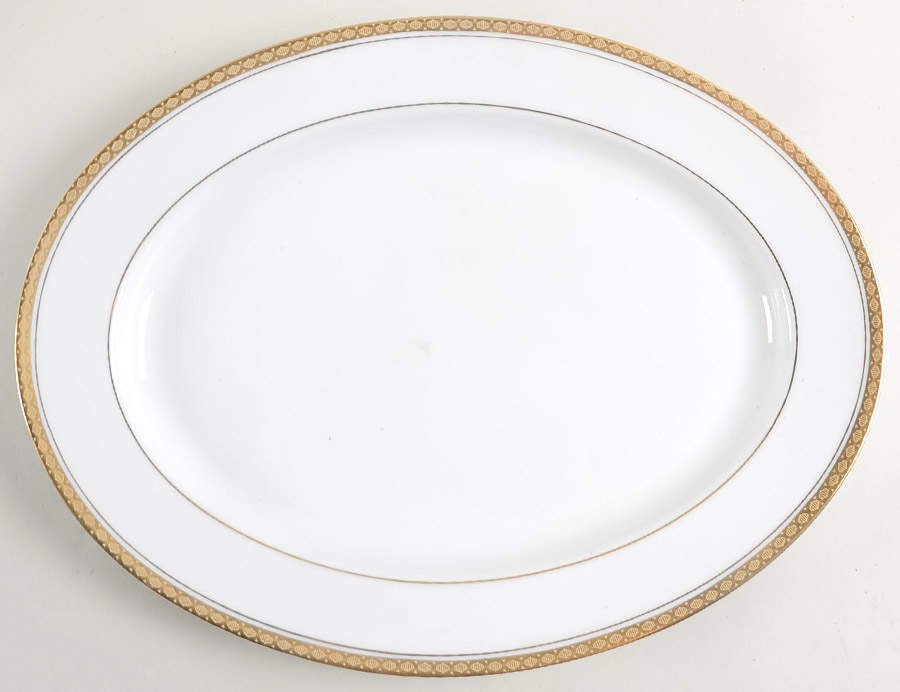 Windsor 13" Oval Serving Platter by Noritake-1
