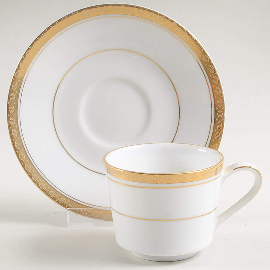 Windsor Flat Demitasse Cup & Saucer Set by Noritake-1