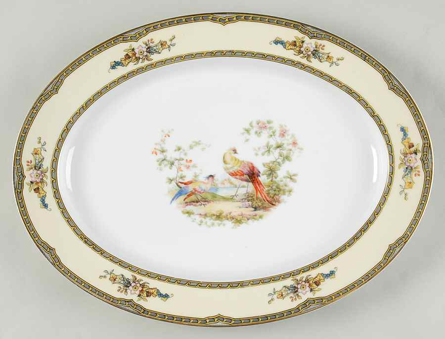 Windsor 13" Oval Serving Platter by Noritake-1