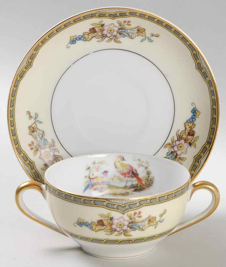 Windsor Bouillon Cup & Saucer by Noritake-1