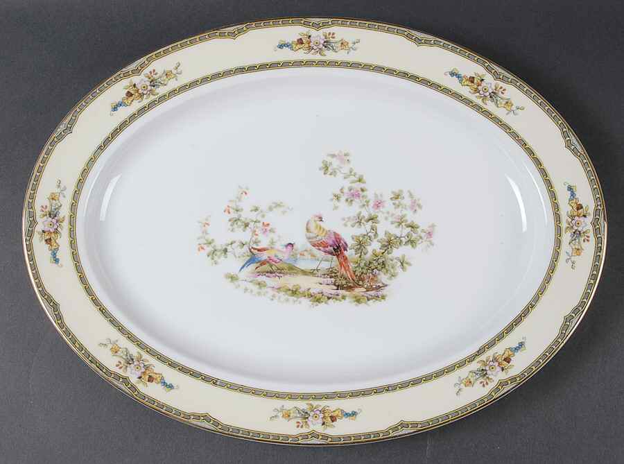 Windsor 16" Oval Serving Platter by Noritake-1