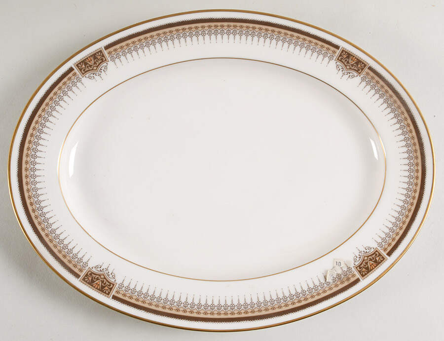 Windermere 11" Oval Serving Platter by Noritake-1