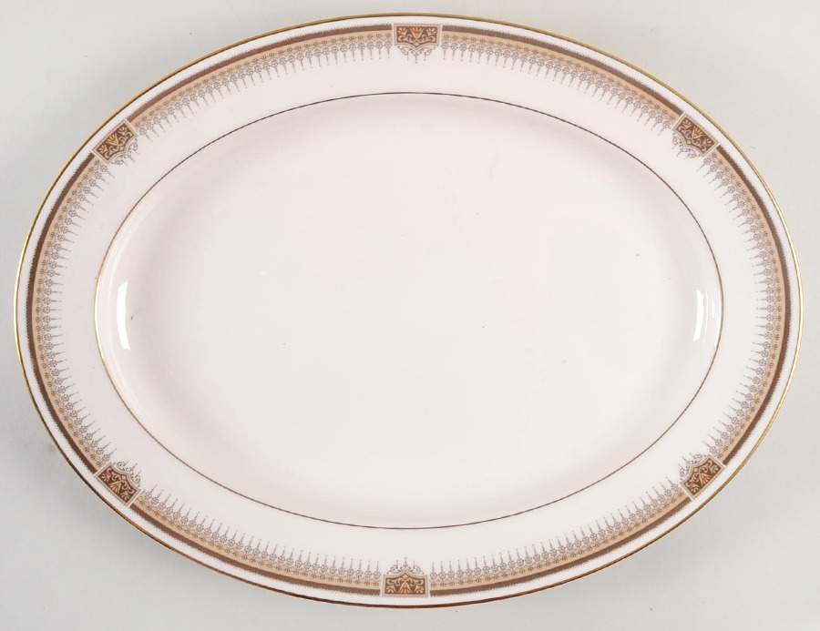 Windermere 16" Oval Serving Platter by Noritake-1