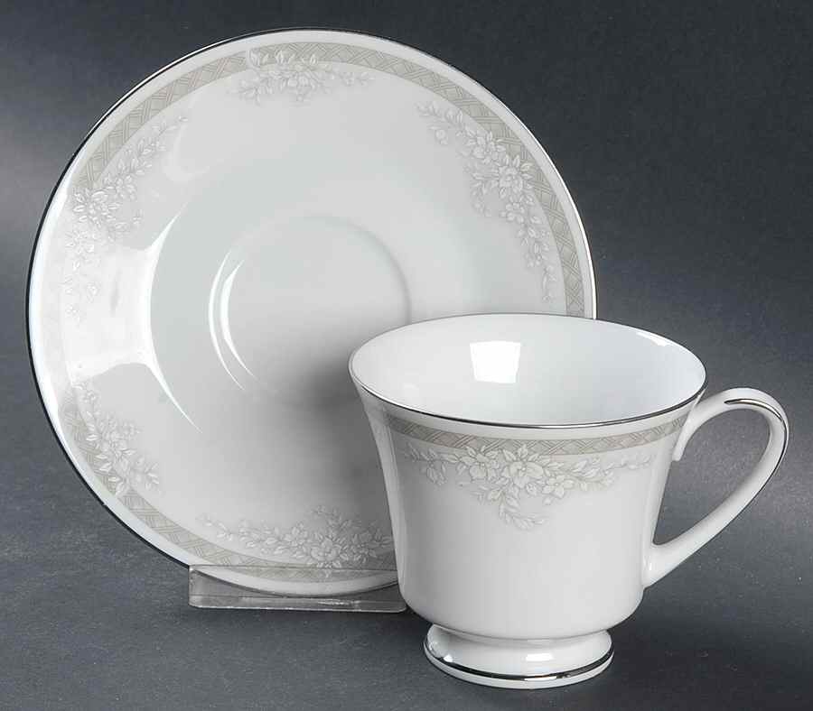 Windham Footed Cup & Saucer Set by Noritake-1
