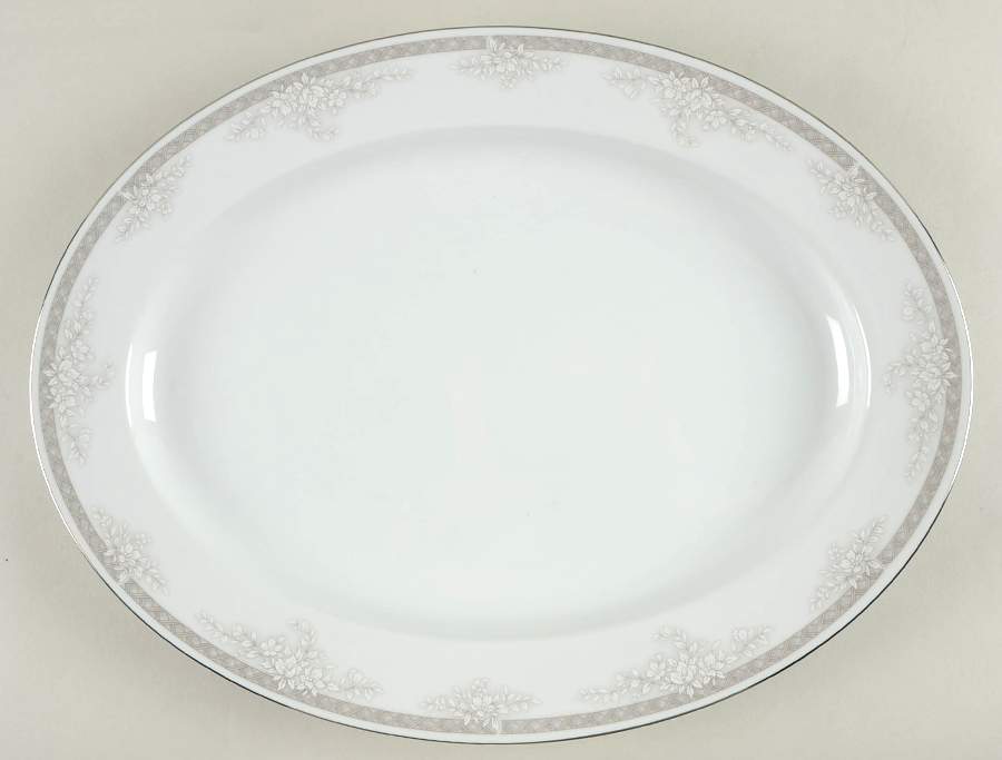 Windham 16" Oval Serving Platter by Noritake-1