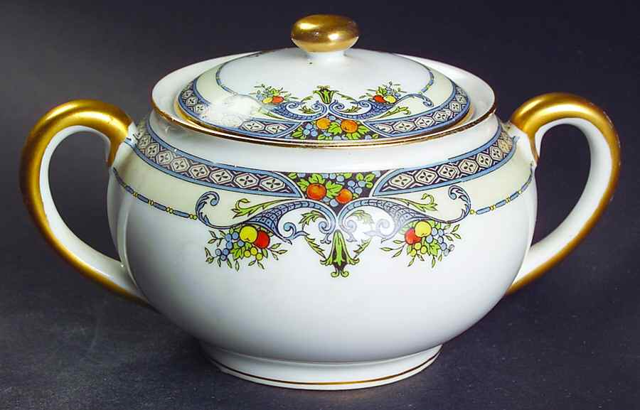 Winona Mini Sugar Bowl & Lid by Noritake-1