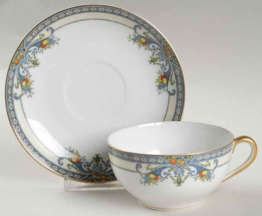 Winona Flat Cup & Saucer Set by Noritake-1