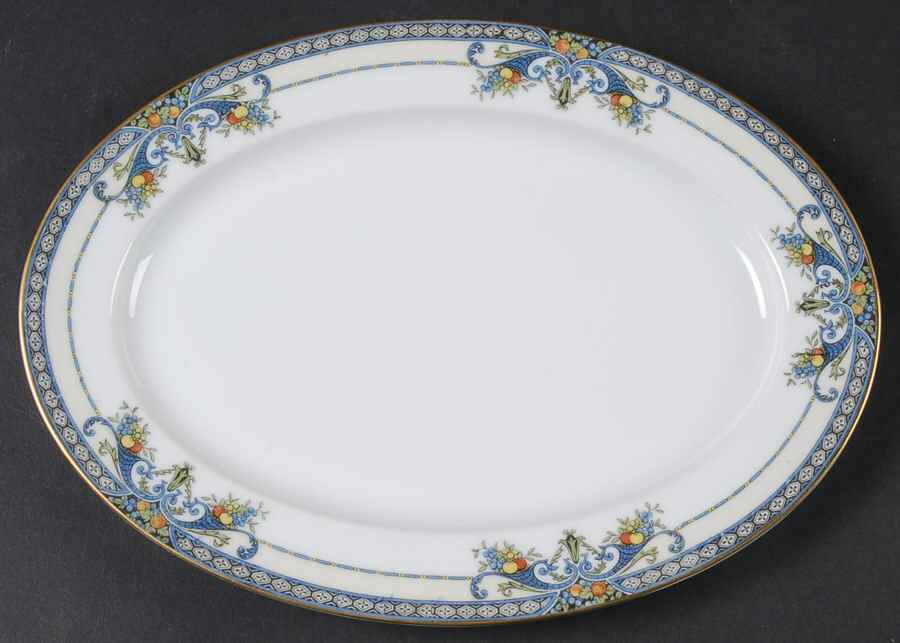 Winona 10" Oval Serving Platter by Noritake-1