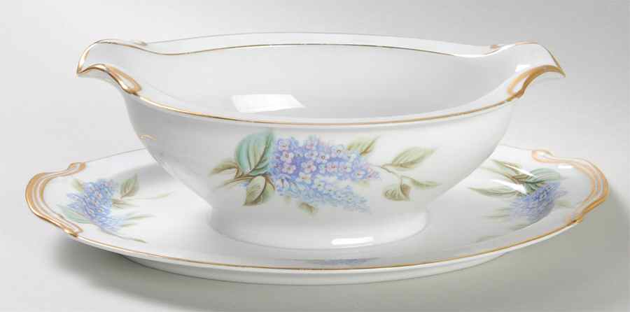 Winona Gravy Boat with Attached Underplate by Noritake-1