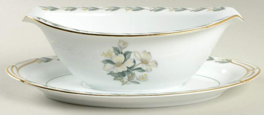 Winslow Gravy Boat with Attached Underplate by Noritake-1
