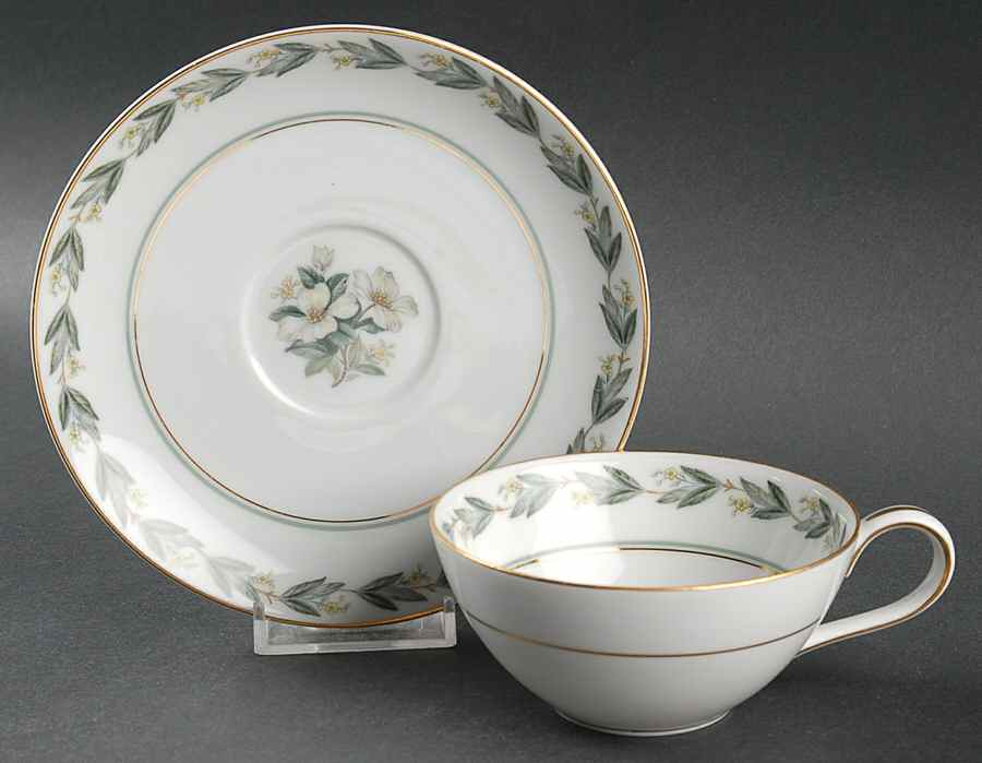 Winslow Flat Cup & Saucer Set by Noritake-1