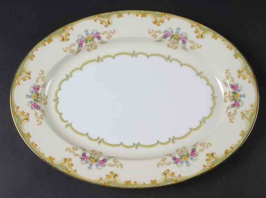 Winton 11" Oval Serving Platter by Noritake-1