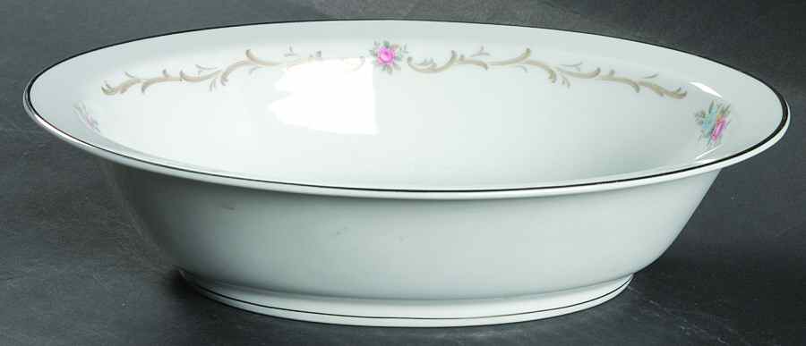 Winthrop 10" Oval Vegetable Bowl by Noritake-1