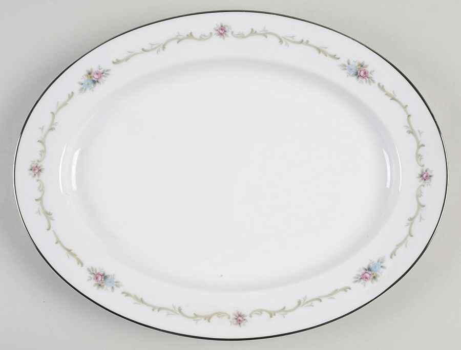 Winthrop 13" Oval Serving Platter by Noritake-1