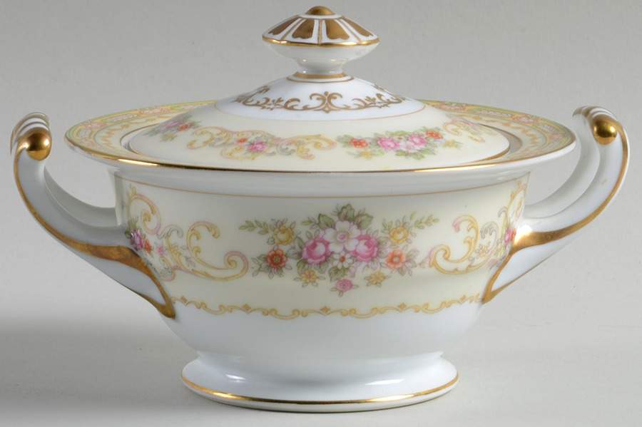 Winthrop Sugar Bowl & Lid by Noritake-1