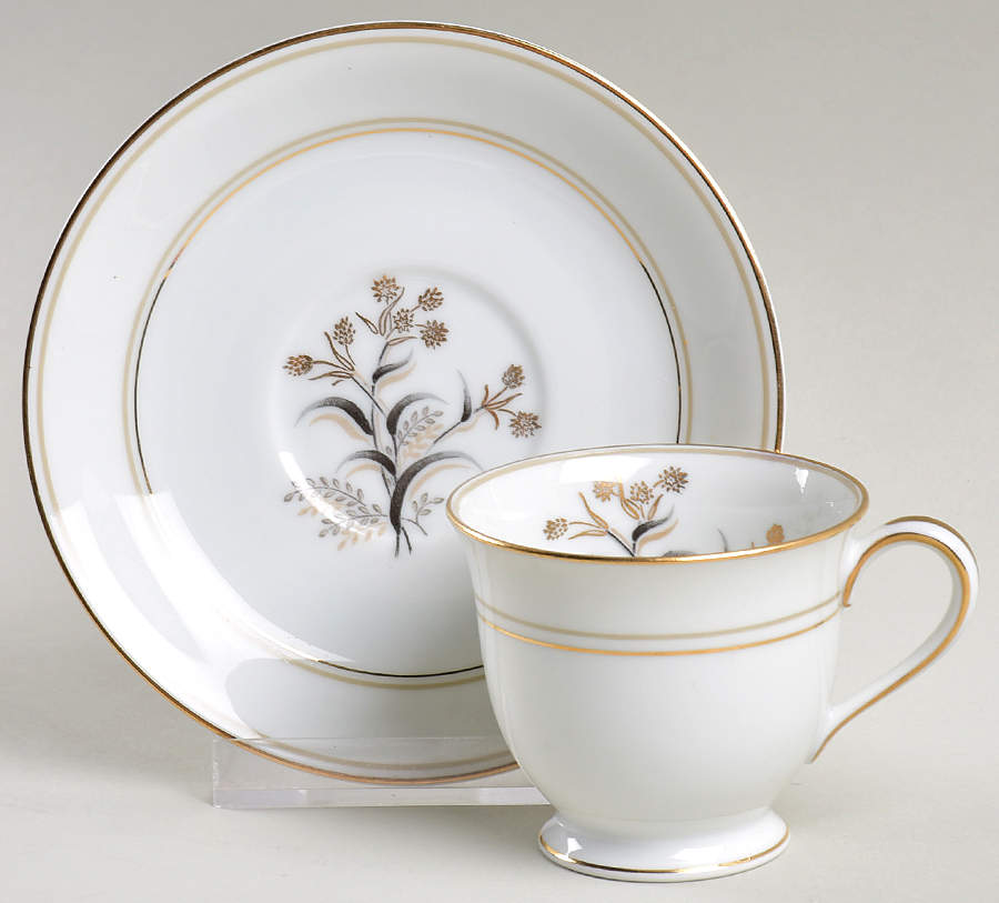 Winton Footed Demitasse Cup & Saucer Set by Noritake-1