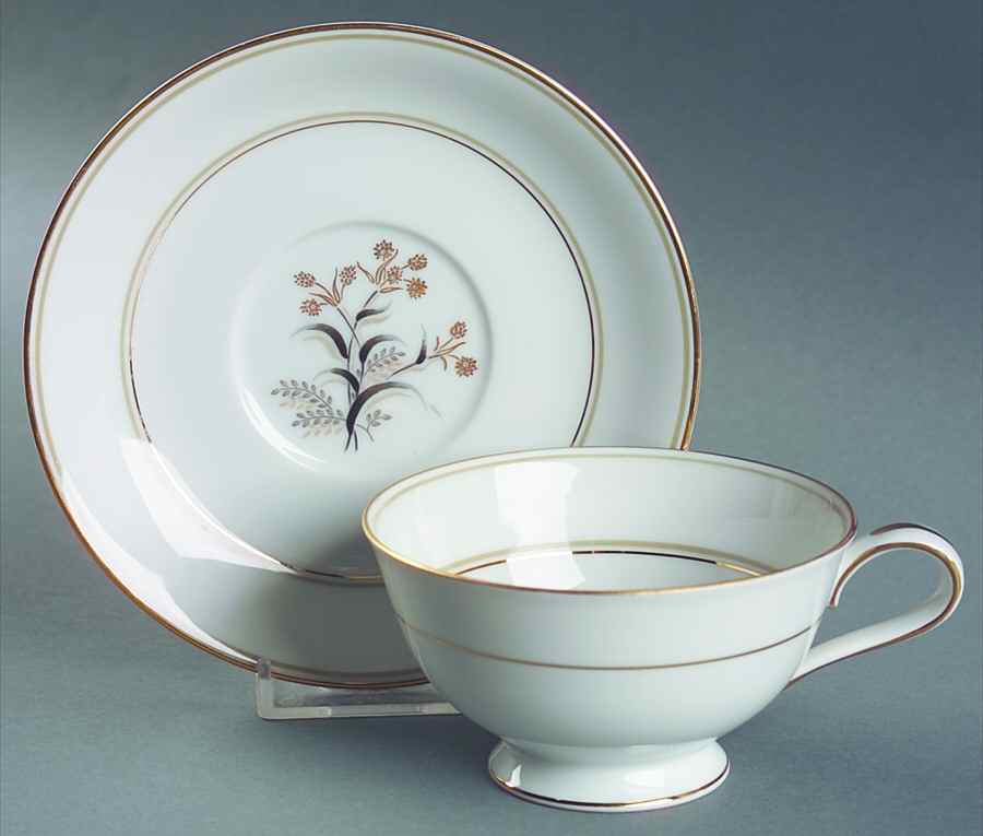 Winton Footed Cup & Saucer Set by Noritake-1