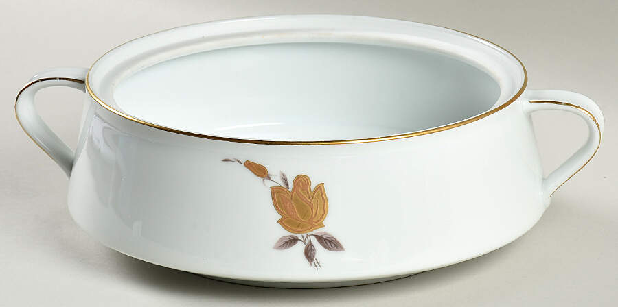 Windsor Rose Round Vegetable No Lid by Noritake-1