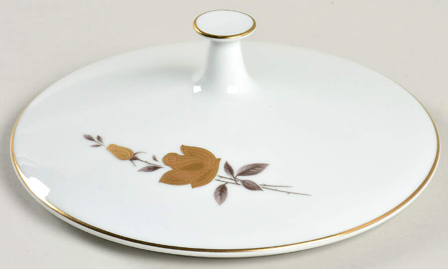 Windsor Rose Lid for Round Vegetable by Noritake-1