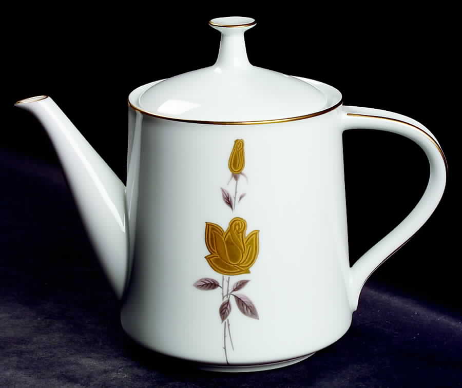 Windsor Rose Teapot & Lid by Noritake-1