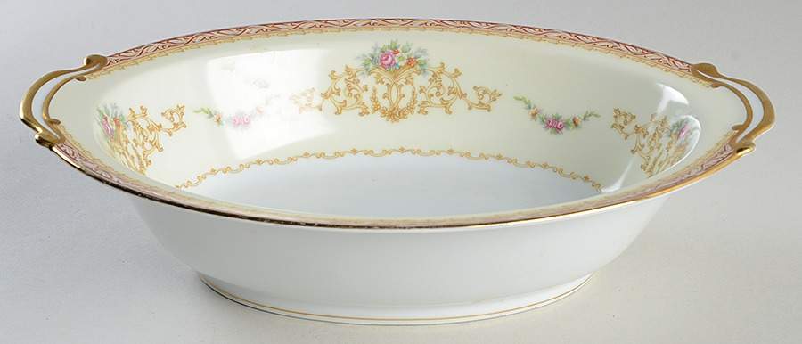 Wisteria 10" Oval Vegetable Bowl by Noritake-1