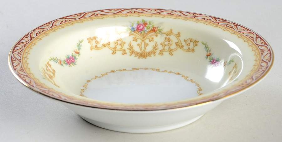 Wisteria Rim Fruit/Dessert (Sauce) Bowl by Noritake-1