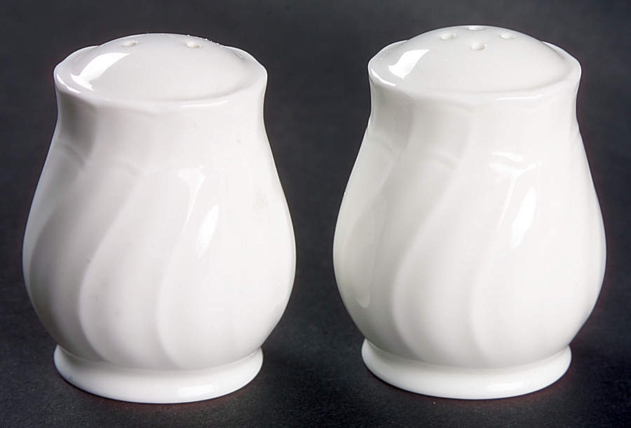 Windsor White Salt & Pepper Set by Noritake-1