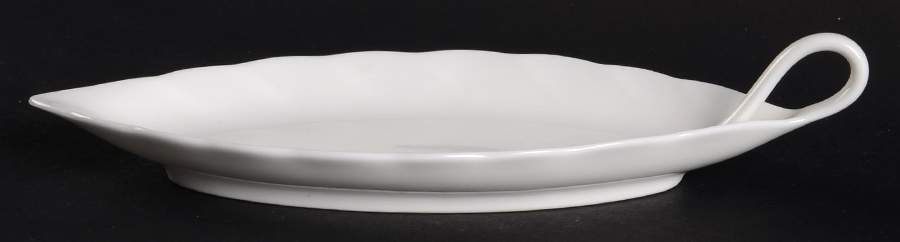 Windsor White Leaf Shaped Dish by Noritake-1