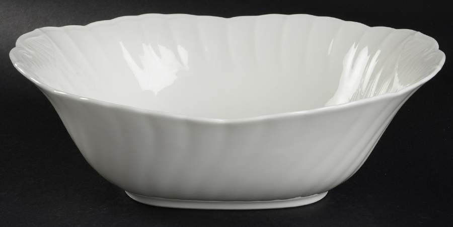 Windsor White 10" Oval Vegetable Bowl by Noritake-1